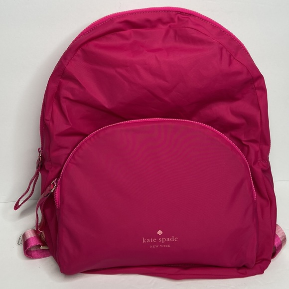 Kate Spade New York Arya Packable Backpack Bag in Favorite Bright Magenta NWT - Picture 9 of 9
